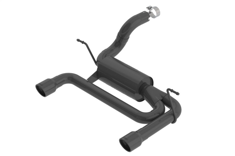 Borla 2018 Jeep Wrangler JL/JLU 3.6L 2DR/4DR S-Type SS Axle Back Black Coated Exhaust w/3.5in Tips - Crew Original