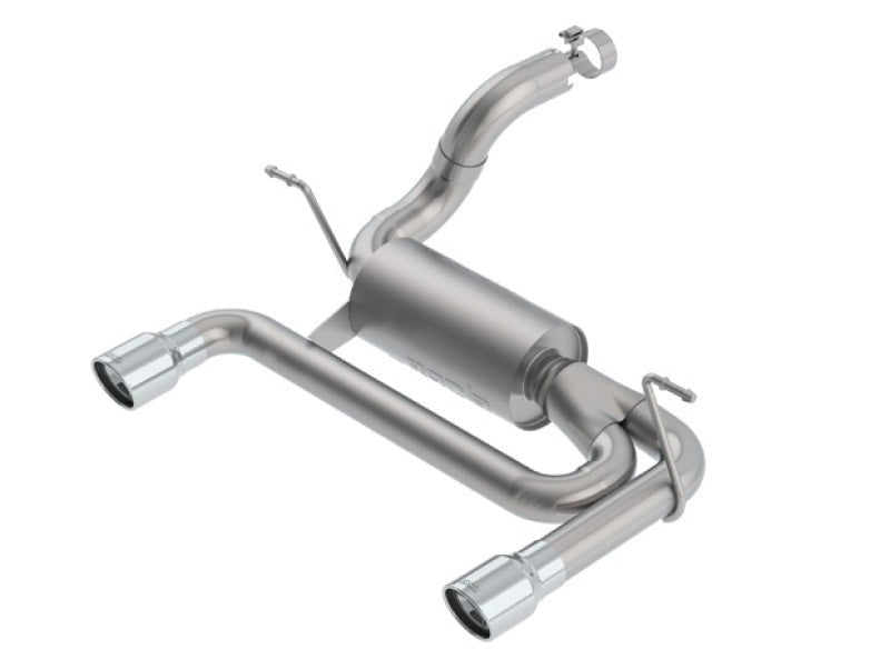 Borla 2018 Jeep Wrangler JL/JLU 3.6L 2DR/4DR S-Type SS Axle Back Exhaust w/3.5in Tips - Crew Original