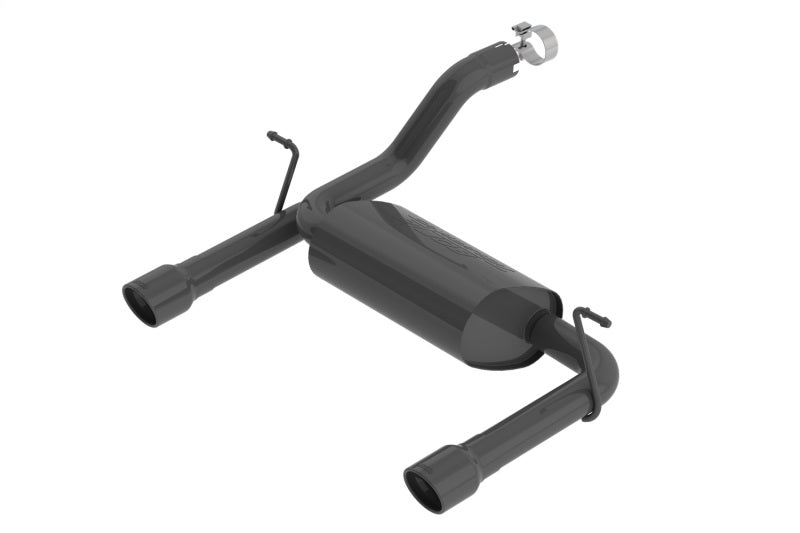 Borla 2018 Jeep Wrangler JL/JLU 3.6L 2DR/4DR Touring SS Axle Back Black Coated Exhaust w/3.5in Tips - Crew Original