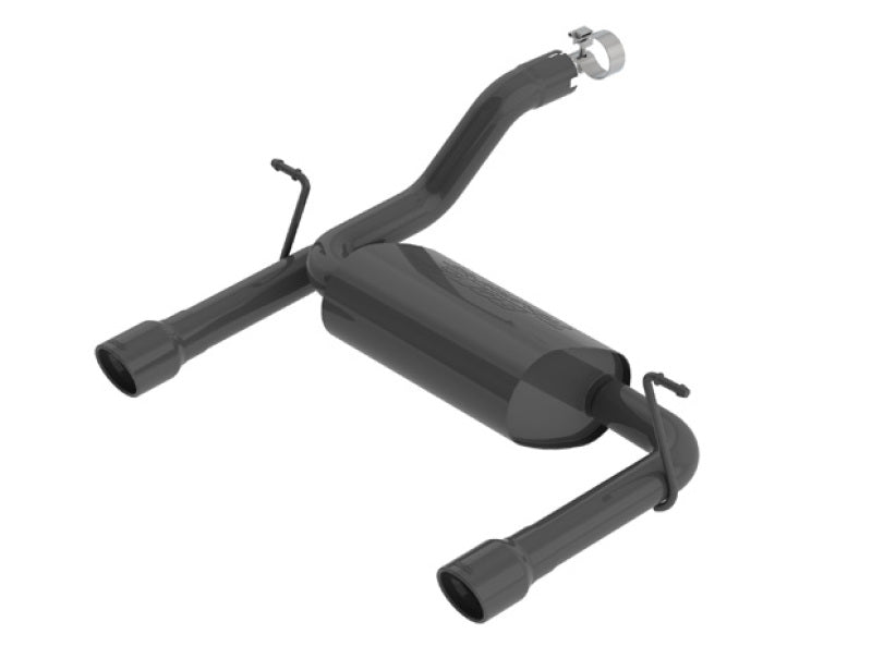 Borla 2018 Jeep Wrangler JL/JLU 3.6L 2DR/4DR Touring SS Axle Back Black Coated Exhaust w/3.5in Tips - Crew Original