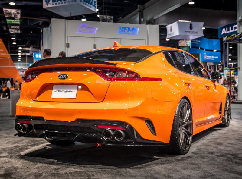 Borla 2018 Kia Stinger 2.0L/3.3L AT RWD/AWD 2.25in Carbon Fiber Tip Kit - Crew Original