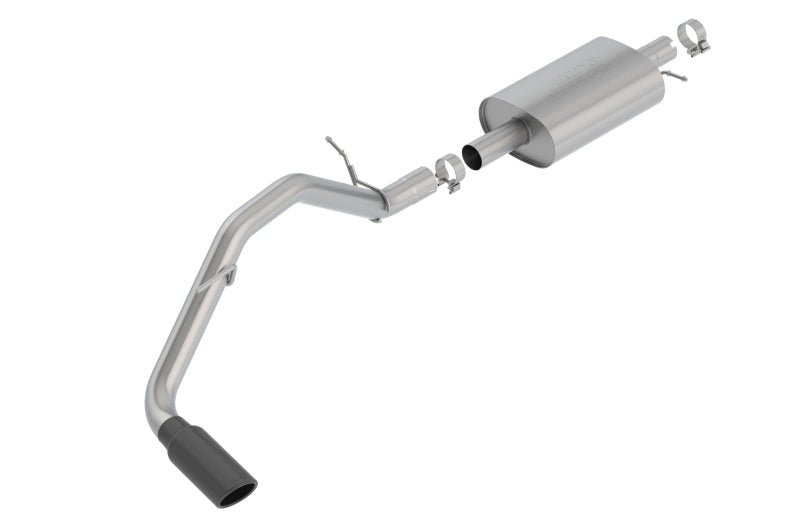 Borla 2019 Ford Ranger XL/XLT/Lariat 2.3L 2/4WD WB S-Type Catback Exhaust w/ Blk Chrome Tip - Crew Original