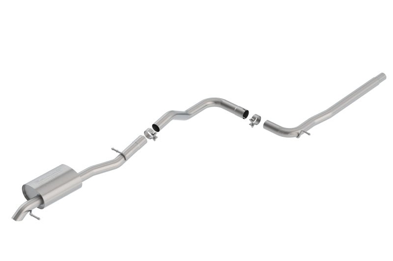 Borla 2019 Volkswagen Jetta 1.4L 2.5in Pipe Dia 2.5in Tip Turn Down Pipe S Type Catback Exhaust - Crew Original