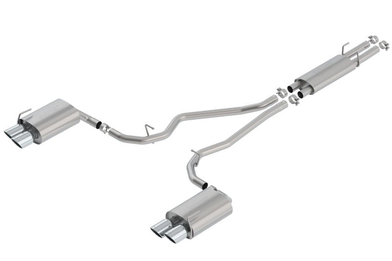 Borla 2020 Ford Explorer ST 3.0L V6 2.25in S-type Exhaust - Chrome Tips - Crew Original
