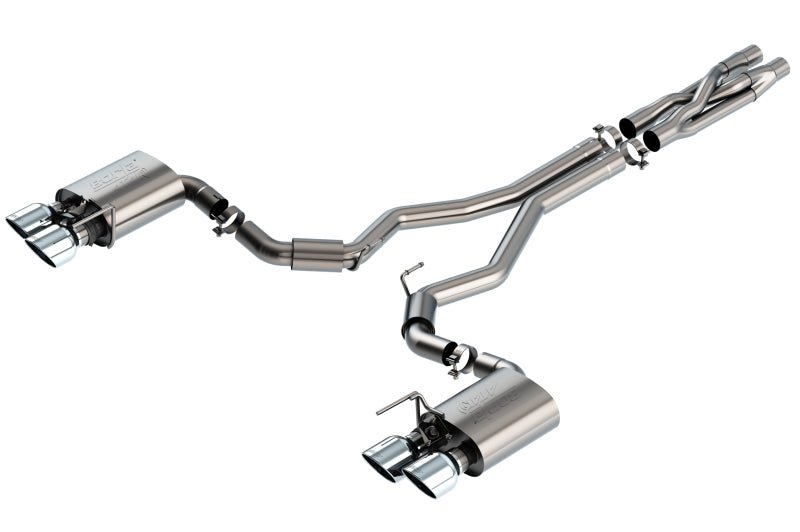 Borla 2020 Ford GT500 5.2L AT 3in ATAK CatBack Exhaust w/ Chrome Tips - Crew Original