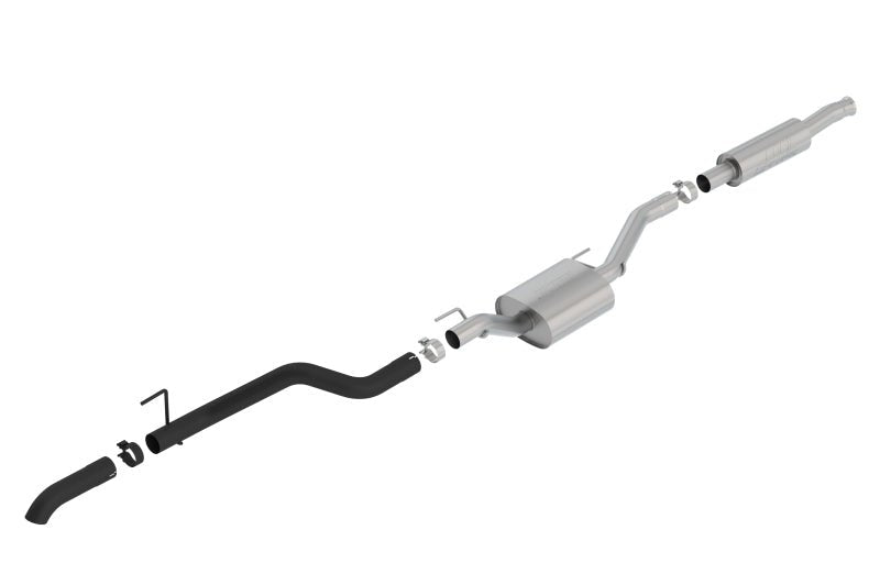 Borla 2020 Jeep Gladiator JT 3.6L V6 AWD S-Type Climber Catback w/ Black Turndown Tip - Crew Original