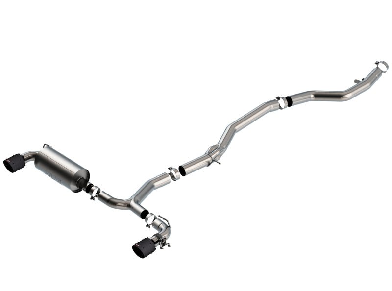 Borla 2020 Toyota Supra GR 3.0L I6 3in ATAK Catback Exhaust - Carbon Fiber Tips - Crew Original
