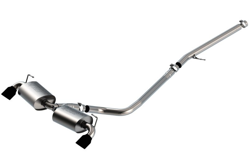 Borla 2021 Ford Bronco Sport 2.0L 2.5in / 2.25in S-Type Cat-Back Exhaust - Ceramic Black Tip - Crew Original