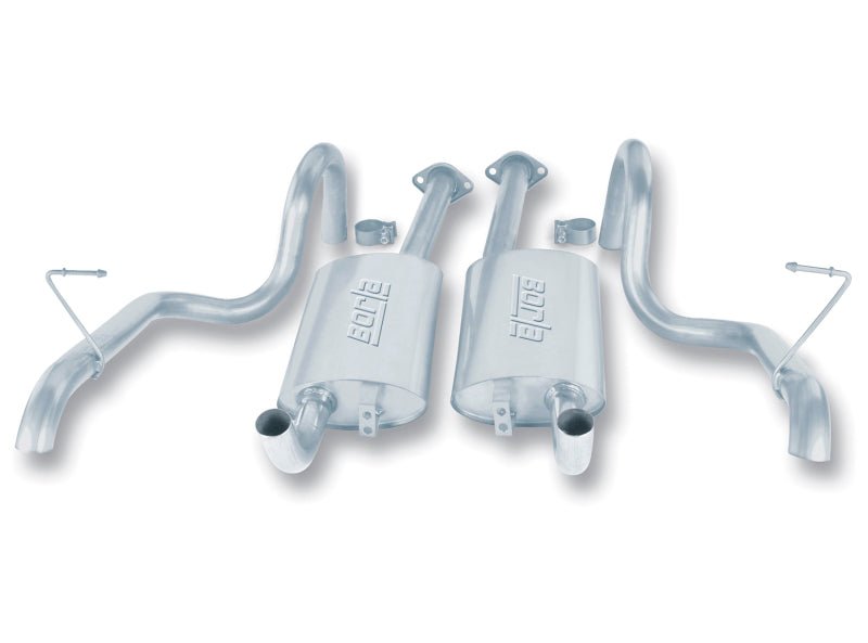 Borla 87-93 Ford Mustang GT 5.0L 8cyl SS Catback Exhaust - Crew Original