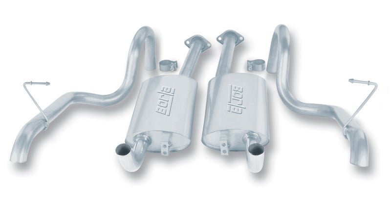 Borla 87-93 Ford Mustang GT 5.0L 8cyl SS Catback Exhaust - Crew Original