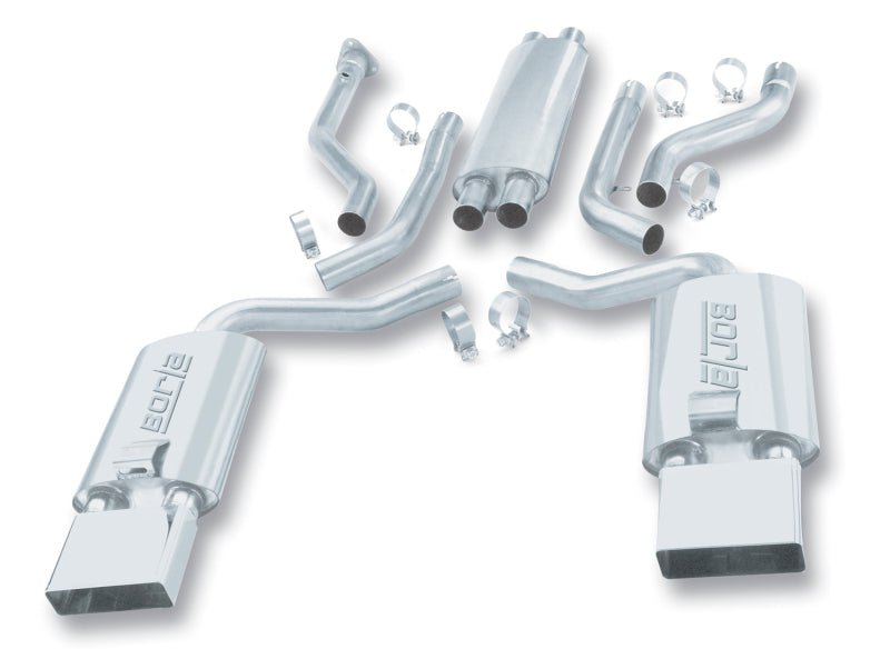Borla 92-96 Chevrolet Corvette Hatchback/Conv 5.7L 8cyl 4/6 Spd Touring SS Catback Exhaust - Crew Original