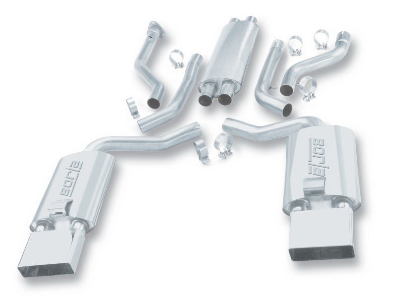 Borla 92-96 Chevrolet Corvette Hatchback/Conv 5.7L 8cyl 4/6 Spd Touring SS Catback Exhaust - Crew Original