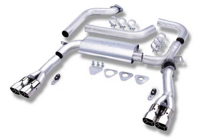 Borla 95-97 Chevrolet Camaro / Pontiac Trans Am 5.7L 3in Adjustable SS Cat-Back - Crew Original