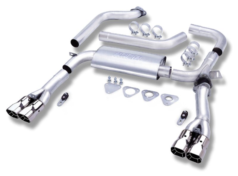 Borla 95-97 Chevrolet Camaro / Pontiac Trans Am 5.7L 3in Adjustable SS Cat-Back - Crew Original