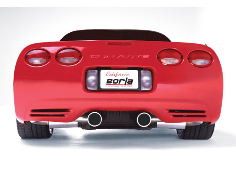 Borla 97-04 C5 Corvette (incl Z06) 5.7L V8 AT/MT Aggressive Stinger Cat-Back Exhaust - Crew Original