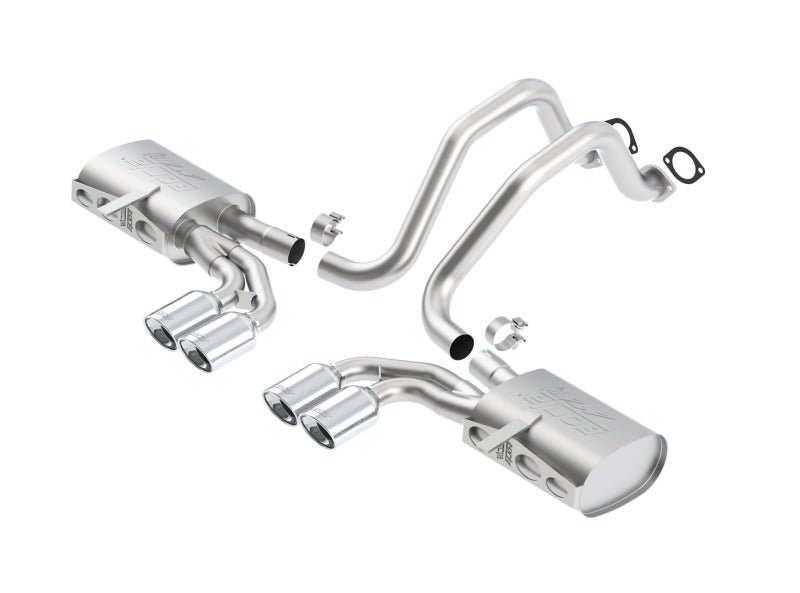 Borla 97-04 Chevrolet Corvette 5.7L 8cyl ATAK SS Catback Exhaust - Crew Original