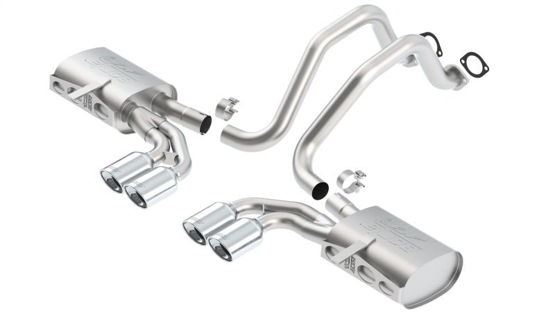 Borla 97-04 Chevrolet Corvette 5.7L 8cyl ATAK SS Catback Exhaust - Crew Original