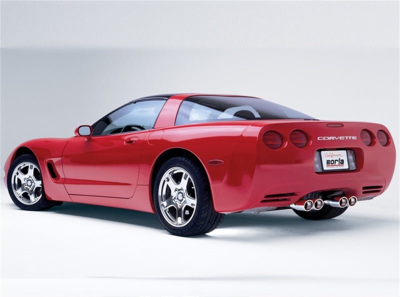 Borla 97-04 Chevrolet Corvette 5.7L 8cyl S-Type SS Catback Exhaust - Crew Original