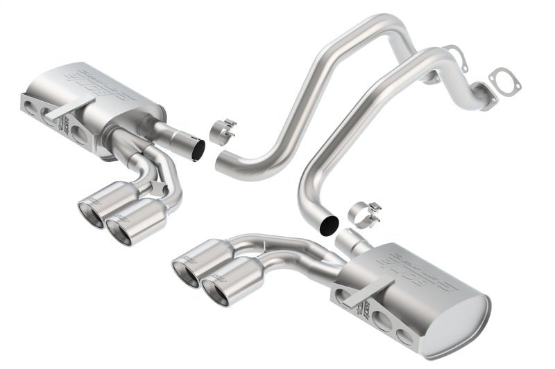Borla 97-04 Chevrolet Corvette 5.7L 8cyl S-Type SS Catback Exhaust - Crew Original
