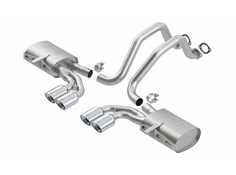 Borla 97-04 Chevrolet Corvette 5.7L 8cyl Touring SS Catback Exhaust - Crew Original
