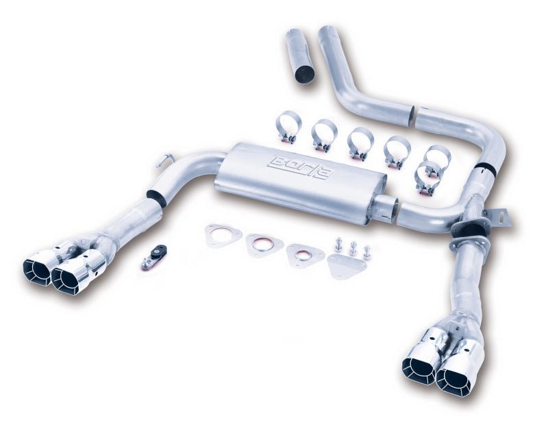 Borla 98-01 CAMARO/TRANS AM 5.7L V8 AT/MT Catback Exhaust Quad Tips - Crew Original