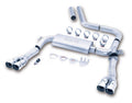 Borla 98-01 CAMARO/TRANS AM 5.7L V8 AT/MT Catback Exhaust Quad Tips - Crew Original
