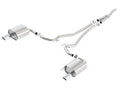 Borla Atak Cat Back 15-17 Ford Mustang 2.3L EcoBoost MT/AT 2.25in pipe 4in tip - Crew Original