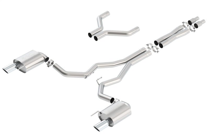 Borla Atak Cat-Back 15-17 Ford Mustang GT 5.0L V8 MT/AT 3in pipe 4in tip - Crew Original