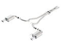 Borla Atak S Cat-Back 15-17 Ford Mustang GT 5.0L V8 MT/AT 2.5in pipe 4in tip - Crew Original