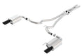 Borla Atak S Cat-Back 15-17 Ford Mustang GT 5.0L V8 MT/AT 2.5in pipe 4in tip (Black Chrome) - Crew Original