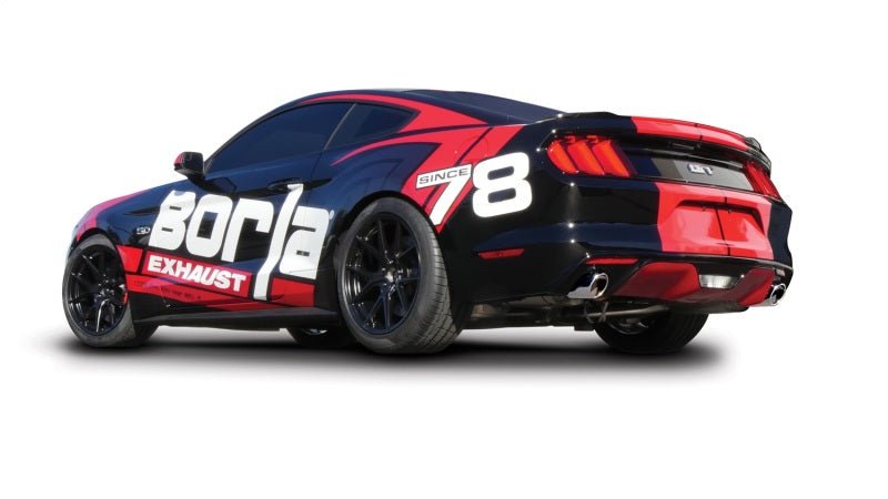 Borla Atak S Rear Section 15-17 Ford Mustang GT 5.0L V8 MT/AT 2.5in pipe 4in tip - Crew Original