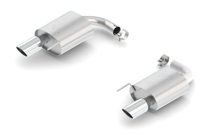 Borla Atak S Rear Section 15-17 Ford Mustang GT 5.0L V8 MT/AT 2.5in pipe 4in tip - Crew Original
