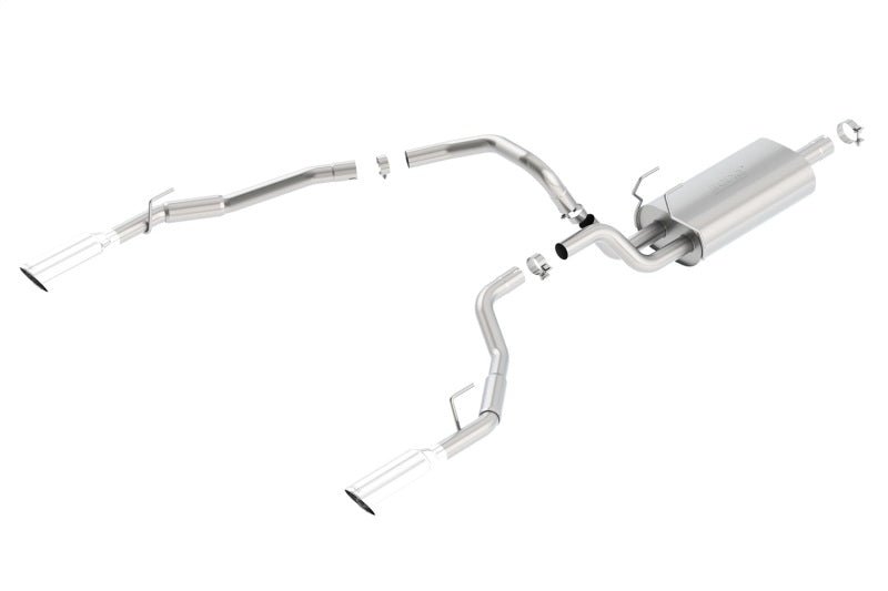 Borla Cat-Back Touring 09-15 Ram 1500 5.7L EC SB Truck Single Spilt Rear Exit Through Bumper - Crew Original