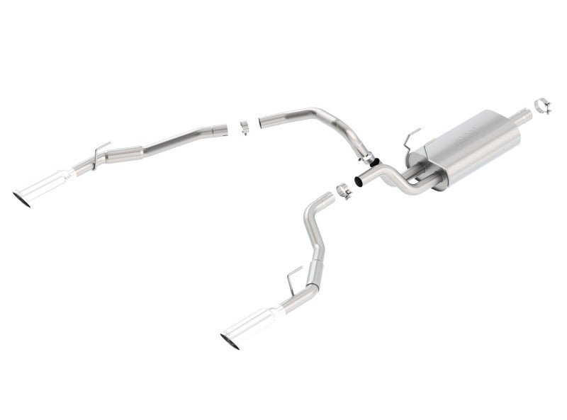 Borla Cat-Back Touring 09-15 Ram 1500 5.7L EC SB Truck Single Spilt Rear Exit Through Bumper - Crew Original
