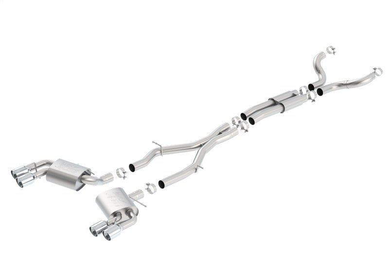 Borla Chevy 16-17 Camaro 6.2L ATAK Catback w/ Dual Tips (NPP) Dual Split Rear Exit - Crew Original