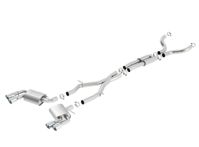 Borla Chevy 16-17 Camaro 6.2L ATAK Catback w/ Dual Tips (NPP) Dual Split Rear Exit - Crew Original