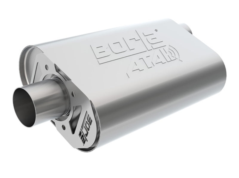 Borla CrateMuffler LS3 ATAK 2.25in Offset/Offset 14inx4.35inx9in Oval Muffler - Crew Original