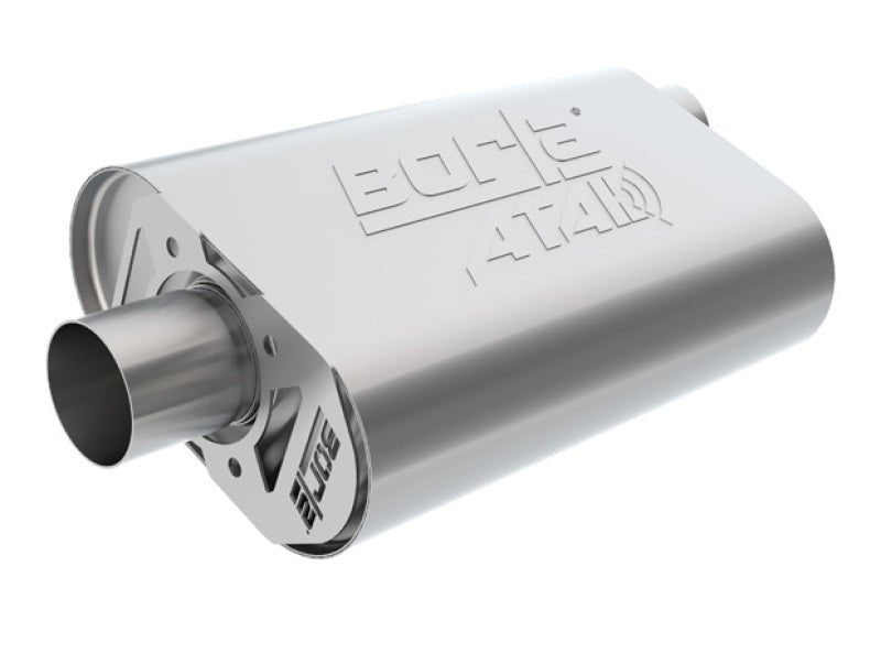 Borla CrateMuffler LS3 ATAK 2.25in Offset/Offset 14inx4.35inx9in Oval Muffler - Crew Original