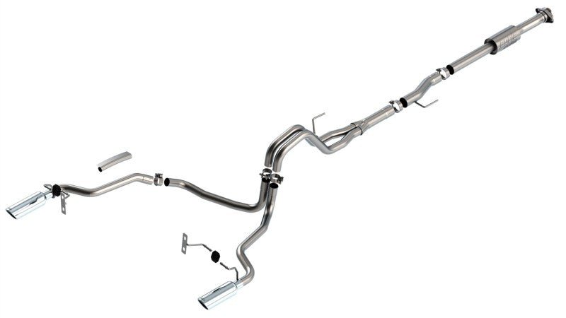Borla F-150 2021 2.7L/3.5L 2/4wd 4dr CC SB EC STB Lari/King R/Plinum/LTD 3/2.25 Cat-Back AK CHR Tips - Crew Original