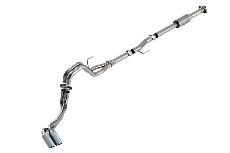 Borla F-150 2021 2.7L/3.5L 4dr CC SB EC STB Lari/King R/Plinum/LTD 3/2.25 DSE Cat-Back AK CHR Tips - Crew Original
