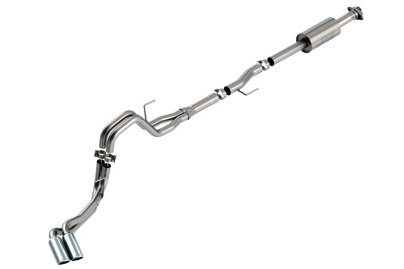 Borla F-150 2021 2.7L/3.5L 4dr CC SB EC STB Lari/King R/Plinum/LTD 3/2.25 DSE CB S-Type CHR Tips - Crew Original