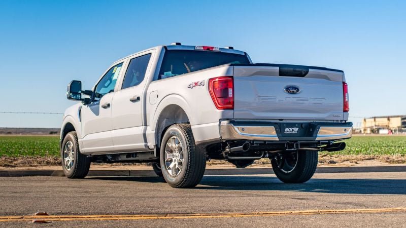 Borla F-150 2021 5.0L 4dr CC SB EC STB Lariat/KR/Platinm/LTD 3/2.25 SRE Cat-Back ATAK Black CHR Tips - Crew Original