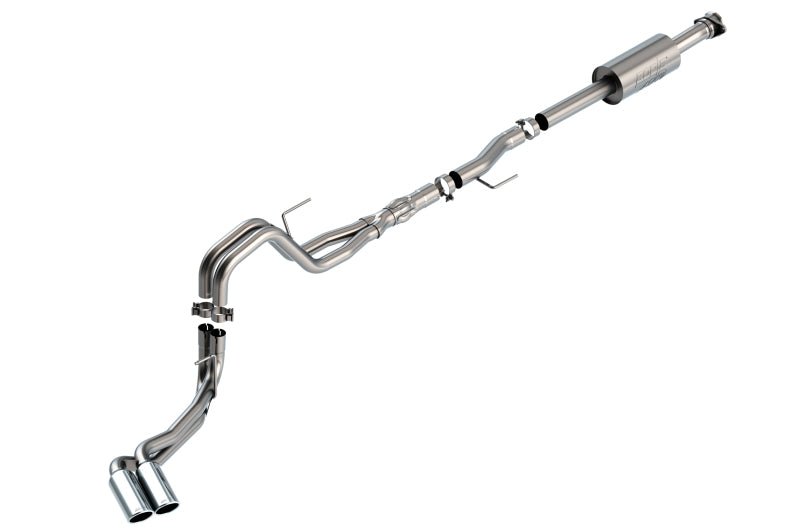 Borla F-150 2021 5.0L 4dr CC SB EC STB Lariat/KR/Platinum/LTD 3/2.25 DSE Cat-Back ATAK CHR Tips - Crew Original