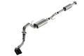 Borla F-150 2021 5.0L 4dr CC SB EC STB Lariat/KR/Pltnm/LTD 3/2.25 DSE Cat-Back Touring BLK CHR Tips - Crew Original