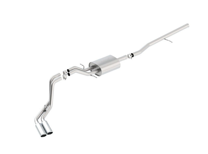 Borla S-Type Cat-Back 14 Sierra 1500 Ext. Cab Stnd Bed/CC Short Bed 143.5in WB Side Exit Exhaust - Crew Original