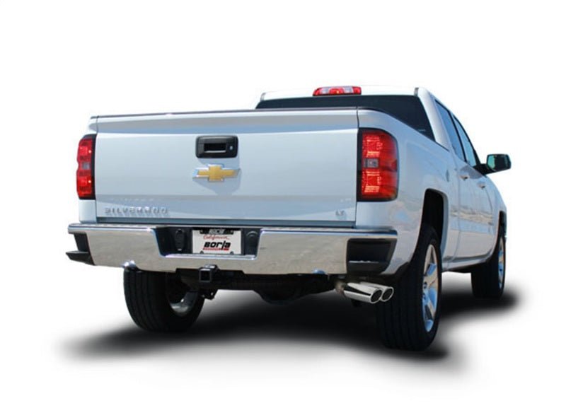 Borla S-Type Cat-Back 14 Sierra 1500 Ext. Cab Stnd Bed/CC Short Bed 143.5in WB Side Exit Exhaust - Crew Original