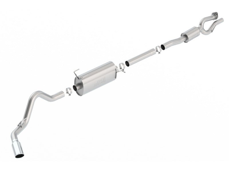 Borla S-Type Cat-Back 17-19 Ford F-250/350 Super Duty Side Exit Exhaust - 5in tip (Gas Only) - Crew Original
