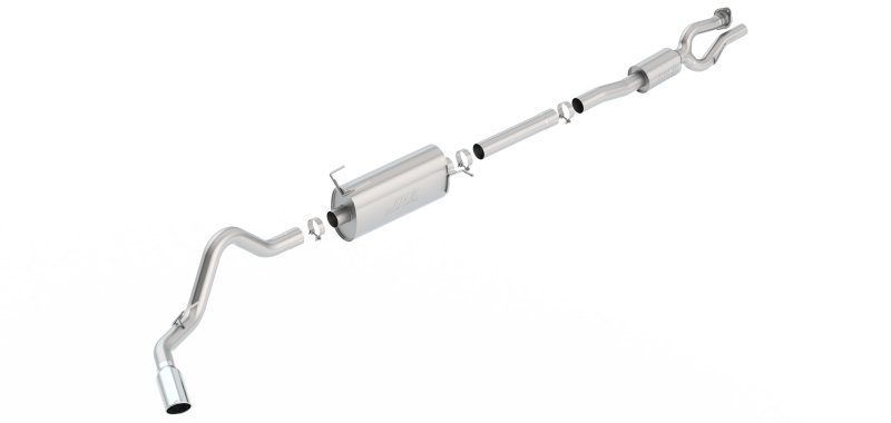Borla S-Type Cat-Back 17-19 Ford F-250/350 Super Duty Side Exit Exhaust - 5in tip (Gas Only) - Crew Original