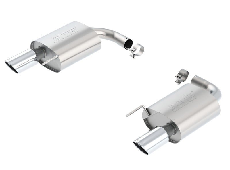 Borla S-Type Rear Section 15-17 Ford Mustang GT 5.0L V8 MT/AT 2.5in pipe 4in tip - Crew Original