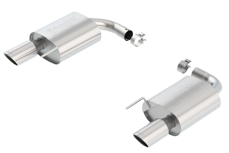 Borla S-Type Rear Section 15-17 Ford Mustang GT 5.0L V8 MT/AT 2.5in pipe 4in tip - Crew Original